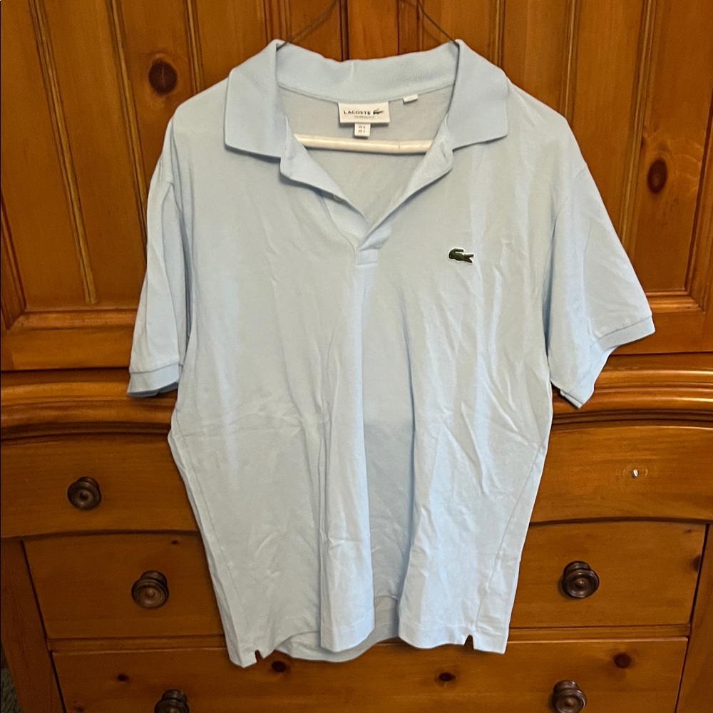 Lacoste Men's Sky Blue Polo Shirt